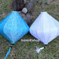 Set 2 pcs Bamboo silk lanterns (90cm) for wedding party decoration, ceiling lamp for living room decoration