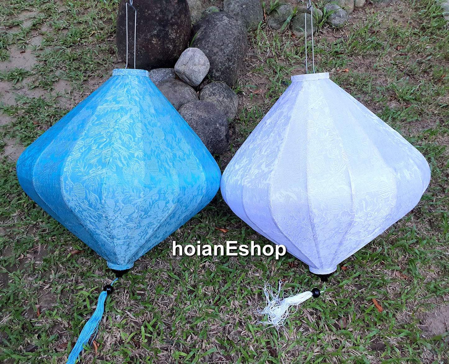 Silk Lanterns 90cm For Wedding Party Decoration - Vietnam Lanterns For Ceiling Lamp - Wedding Tents Decorations - Outdoor Party Decoration