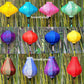 Set 12 pcs Hoi An silk lanterns 35cm for ceiling light decor- lantern decor for wedding- lantern decor farmhouse- lanterns for wedding decor