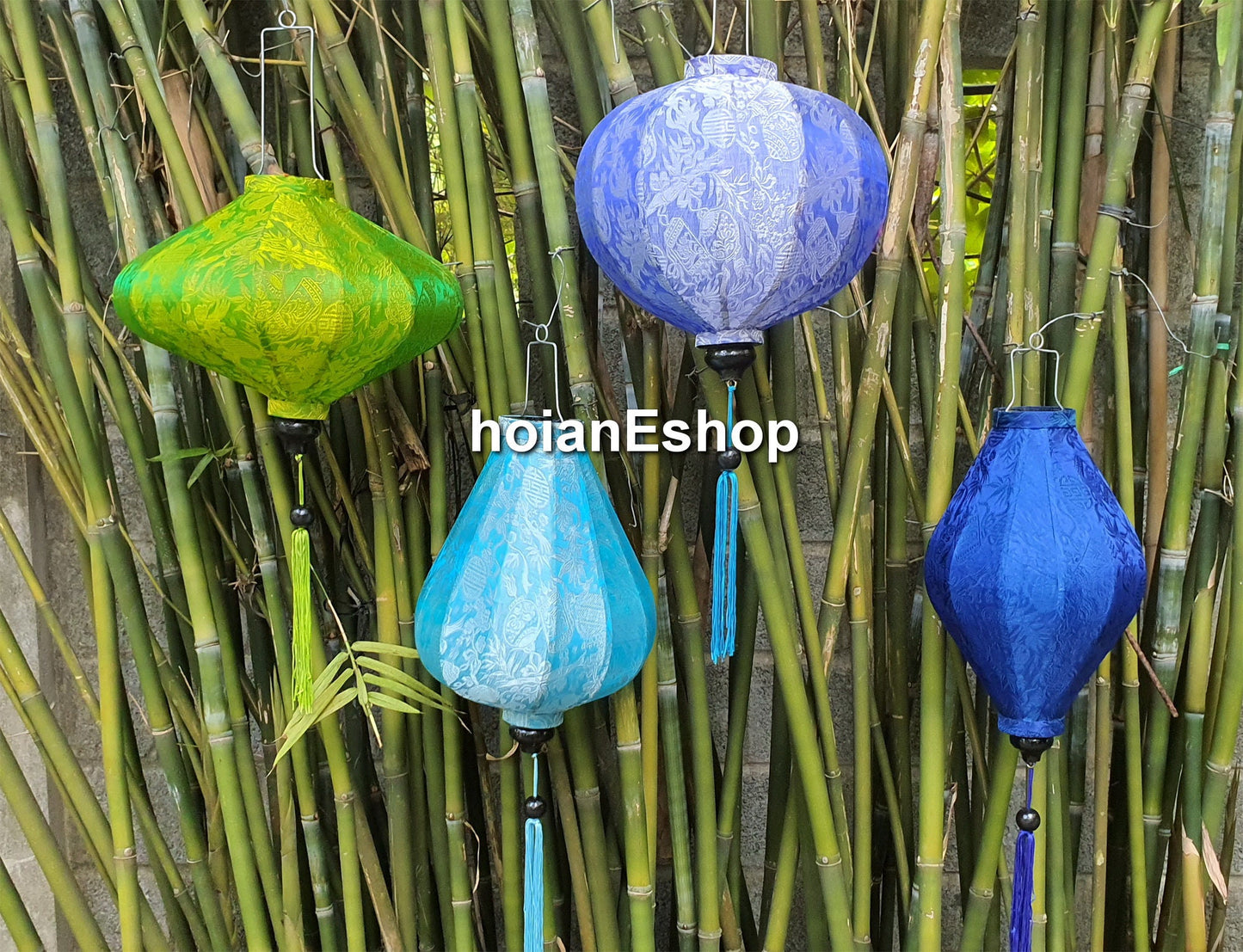 Lot of 20 pcs hoi an silk lanterns 40cm for wedding decor- Garden decor Home decor Lanterns for ceiling decor Lanterns for restaurant decor