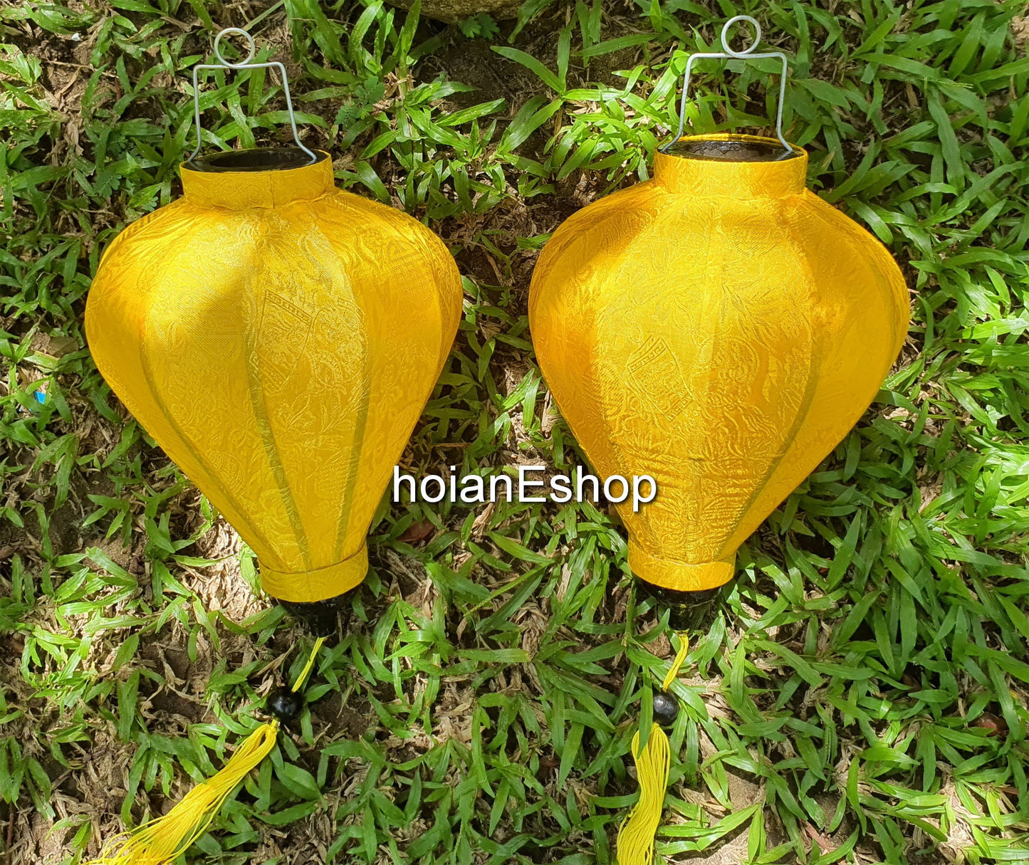 Set 2 pcs hoi an silk lanterns 35cm for party decor wedding - outside party decorations - party decorations birthday - outdoor lighting