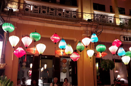 Set of 20 silk lanterns 55cm for restaurant decor - outdoor and patio decor- outdoor lamp shades- outdoor lighting hanging, wedding lantern