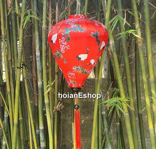 Vietnam silk lanterns - 3D printed fabric with flowers - Lanterns for wedding - lanterns for wedding decor - lantern for garden decor