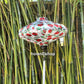 Hoi An silk lanterns - 3D printed fabric with flowers - silk lanterns for outdoor - lanterns for garden decor- spa décor for living room