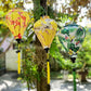 Set 3 pcs hoi an silk lanterns 35cm for Outside Party decor Lanterns for restaurant decor Flower lanterns for wedding decor