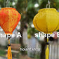 Set of 16 pcs mini Hoi an silk lanterns 10cm for wedding decorations, wedding gifts, bedroom decor, room decor,christmas gift, gifts for mom