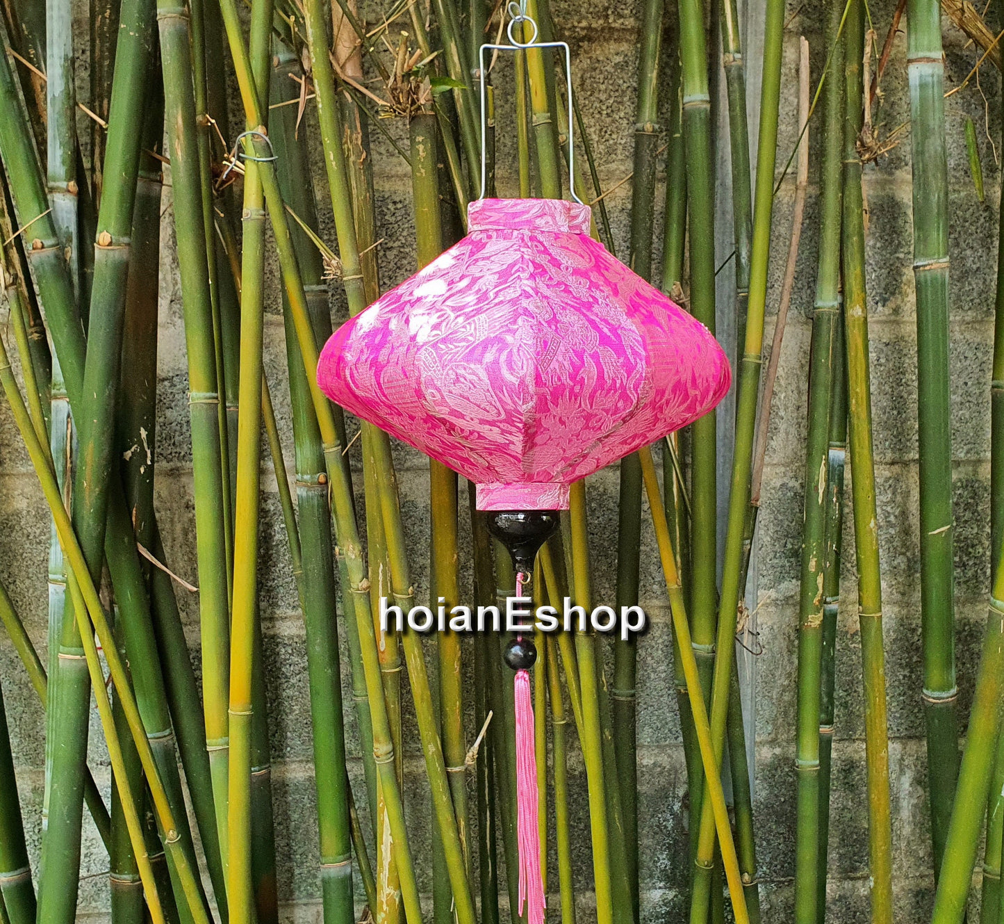 Set of 6 pieces of 35cm lanterns for wedding party - Vietnamese silk lanterns, Personalization lanterns with shape and colors