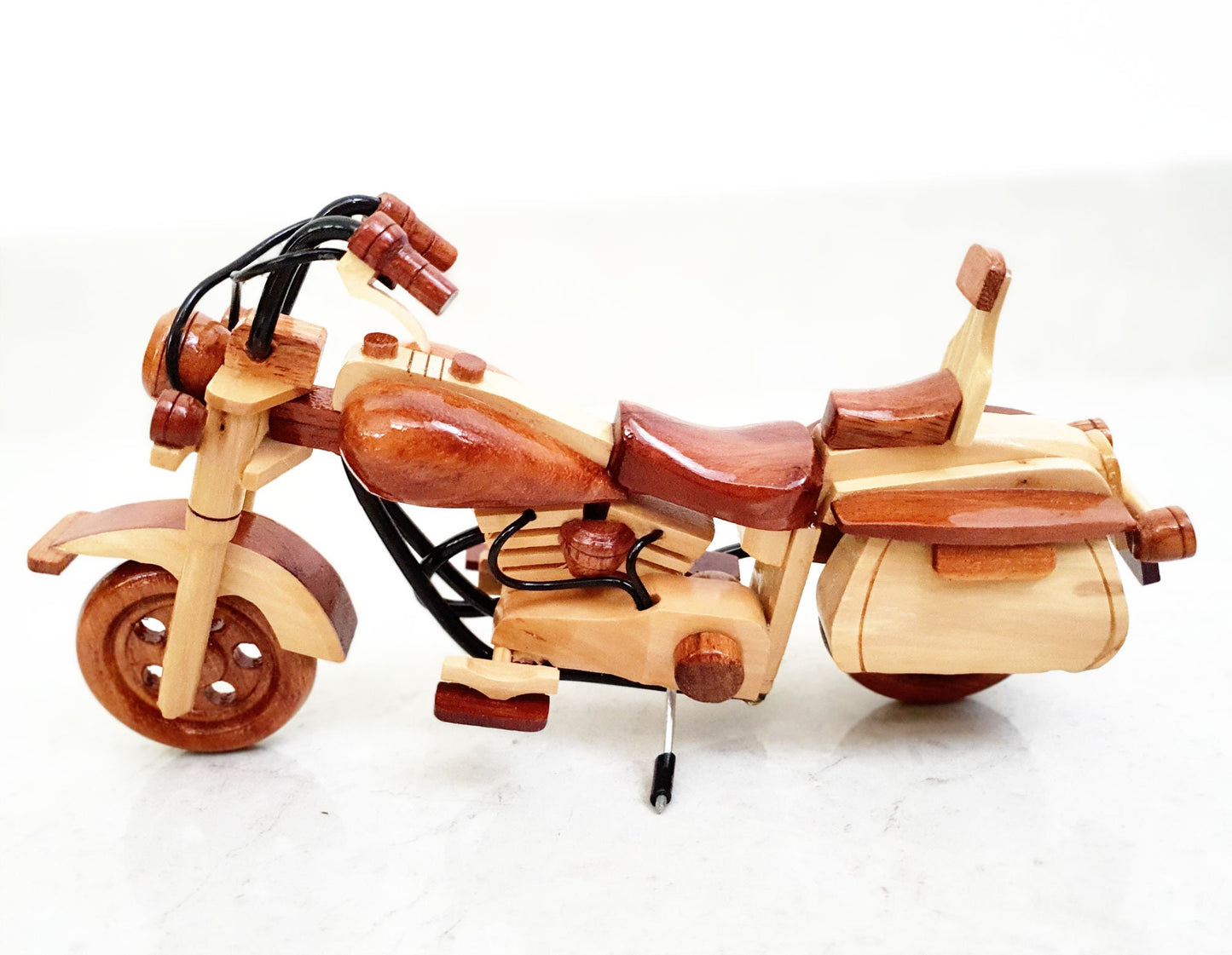 New Hand carved Wood Art Model Motorcycle for Christmas Gift - Birthday gifts - Gifts for him - Gifts for dad - Gift for boy