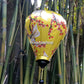 Set 4 pcs of 40cm Vietnam silk lanterns, Cherry blossom fabric Lanterns for wedding decor Garden Cinema Spa decor lanterns for Restaurant