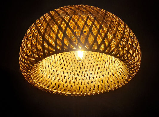 Bamboo Lamps Bamboo Ceiling Light For Living Room Decor Kitchen Decor Bedroom Decor Bamboo Pendant Light Pendant Lamps Bamboo Lampshade
