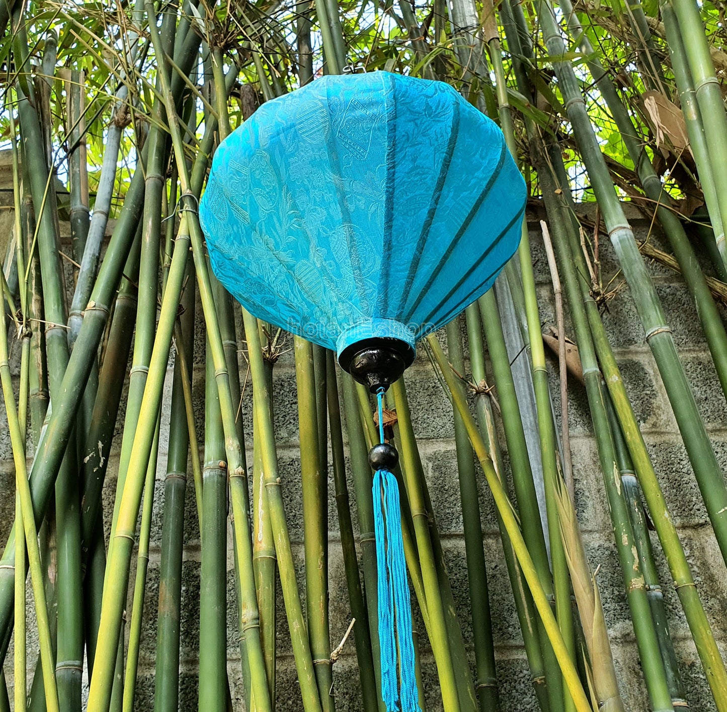 Vietnam bamboo silk lanterns 45cm (2pcs) Wedding decoration. Home lamp. Garden decoration. Hoi An lantern