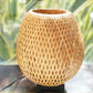 Round bamboo lamp with dimmer for bedroom, table lamps, floor lamps for living room, bamboo lampshade for home decor