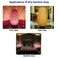 40cm bamboo bedside lamp (15.7''), table lamp, floor lamp for Bedroom decoration, Desk decoration, Home decoration, Interior decoration