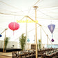 Hoi An Big silk lantern 48'' (120cm) for wedding decoration, events decoration, gadren decoration