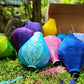 Set 8 pcs of 40cm Vietnamese Silk Lanterns For Wedding Decoration Outdoor Party Decorative Bamboo Lamp For Living Room