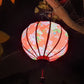 Set 2 pcs of 35c Silk Lanterns For Wedding Pary Decorative - Hoian bamboo lamps For Garden Decor Restaurant Decor