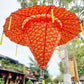 Vietnam Big Umbrella Silk Lantern 120cm For Outdoor Festival Decorative Wedding Tents Decoration Events Decorative Garden Decorative