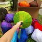 Set 8 pcs of 40cm Vietnamese Silk Lanterns For Wedding Decoration Outdoor Party Decorative Bamboo Lamp For Living Room