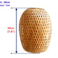 2 pcs Bamboo Lamp shade 20cm for Garden decoration home decoration interior decoration