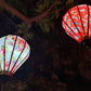 2 pcs Traditional bamboo silk lanterns 35cm- Custom made-Ceiling lantern-Lantern for party-Lantern for wedding-Lantern for porch