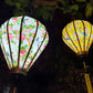 Set 16 Vietnamese Hoi An silk lanterns for Restaurant decorative - Wedding decorations - Garden decoration - Bamboo Lamp for wedding decor