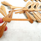 Set 50 pcs Unpainted Self Balancing Natural Bamboo Dragonfly for Decorations 7 cm - Gifts for Wedding Decor, wedding gifts, gifts for baby