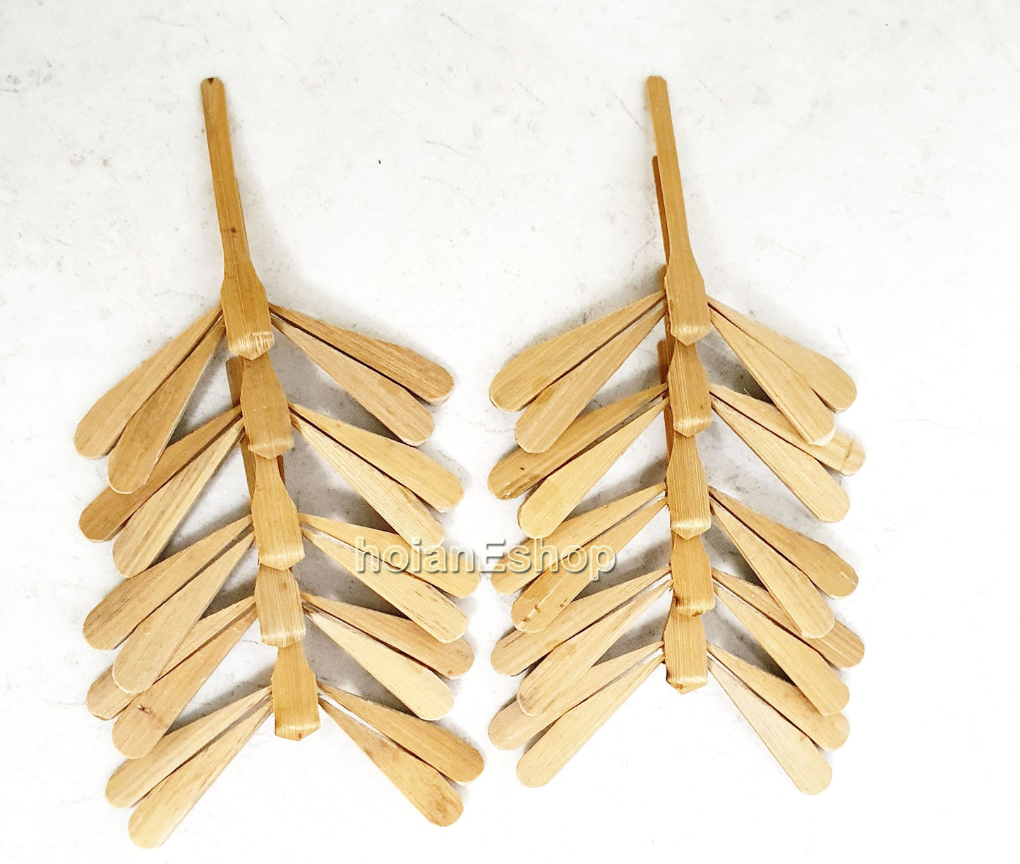 Set 50 pcs Unpainted Self Balancing Natural Bamboo Dragonfly for Decorations 7 cm - Gifts for Wedding Decor, wedding gifts, gifts for baby