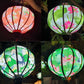 Set of 4 Vietnam flower lanterns 35cm - Custom made - silk lanterns for wedding decoration -Tents decorative - restaurant lanterns decor