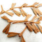 Set 50 pcs Unpainted Self Balancing Natural Bamboo Dragonfly for Decorations 7 cm - Gifts for Wedding Decor, wedding gifts, gifts for baby