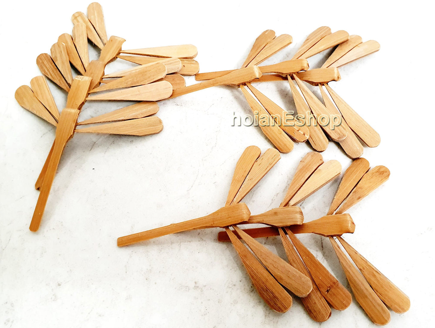 Set 50 pcs Unpainted Self Balancing Natural Bamboo Dragonfly for Decorations 7 cm - Gifts for Wedding Decor, wedding gifts, gifts for baby