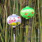 Set of 2 pcs Handpainted Vietnam silk lanterns 40cm - Custom made lantern - Wedding Party lanterns - Restaurant lanterns - Patio lanterns