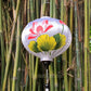 Hand painted Lotus silk lantern 40cm - Custom made lantern - Restaurant lanterns - Wedding Party lanterns - Lantern for Patio