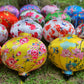 Wedding lanterns by Vietnam silk - 35cm - Flower Silk Lantern from Hoi An ancient town - Set of 4 pcs lanterns for Wedding Party decor