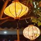 Bamboo Silk Lanterns 35cm for Wedding Party Decoration - Set of 4 pcs - UFO Lanterns Restaurant Decorative