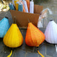 Set of 4 pcs large lanterns 90cm for Wedding party decoration - Hoi An silk lanterns for wedding tent decor - Big lanterns decorative