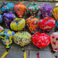 Set 2 authentic Hoi An Bamboo Silk lanterns 35cm - Mix shape - Lanterns for restaurant- Wedding decoration - Lanterns for wedding.