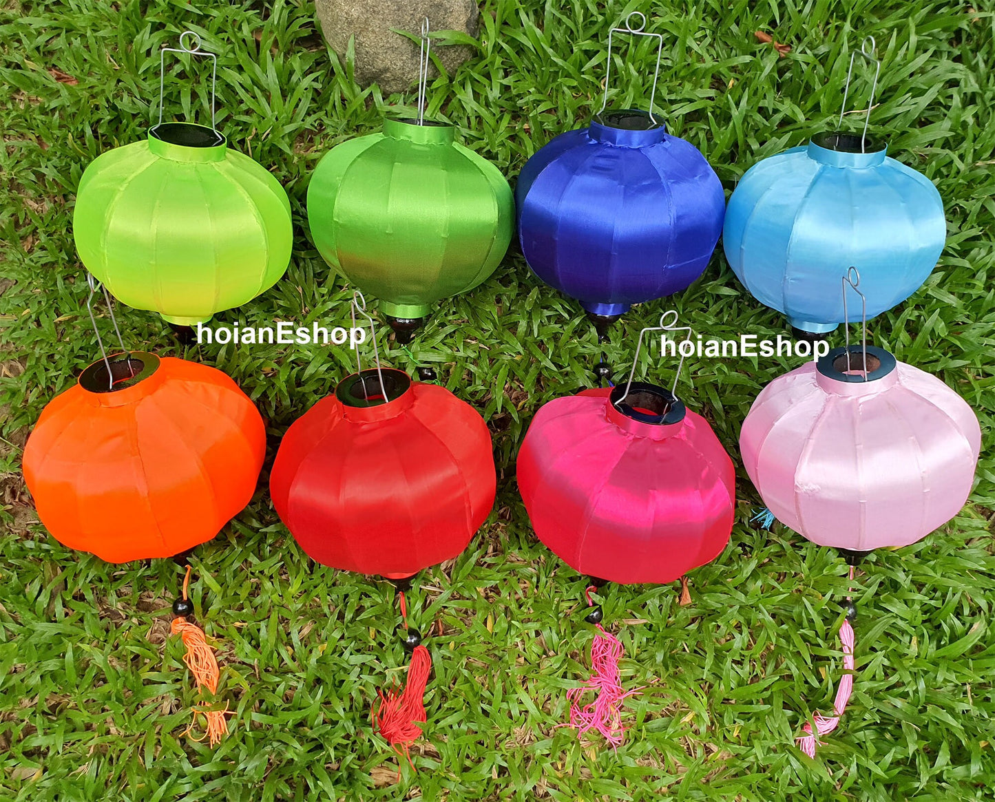 Set 50 Waterproof Silk Lanterns 35 cm For Outdoor Party Decoration - Wedding Party Decoration - Silk Lanterns for Outdoor Hanging