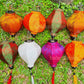 Set 8 pcs Vietnam Silk Lanterns 22cm for Garden Decorative Lanterns for Wedding Decorative Patio Decor