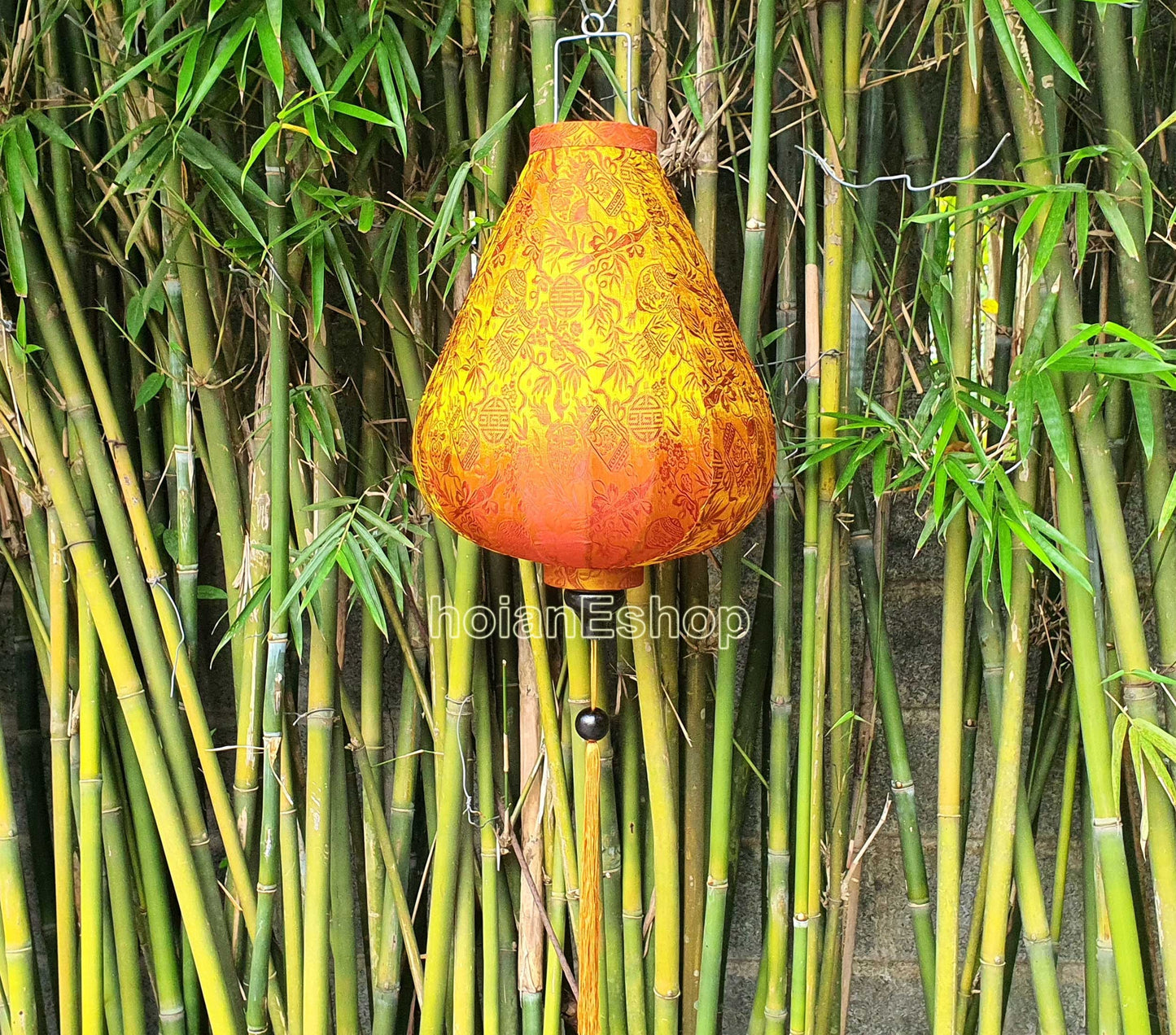 Set 2 Vietnamese Hoi An Silk Lanterns 55cm for Wedding Party decor - Events Decorative - Lanterns For Front Porch