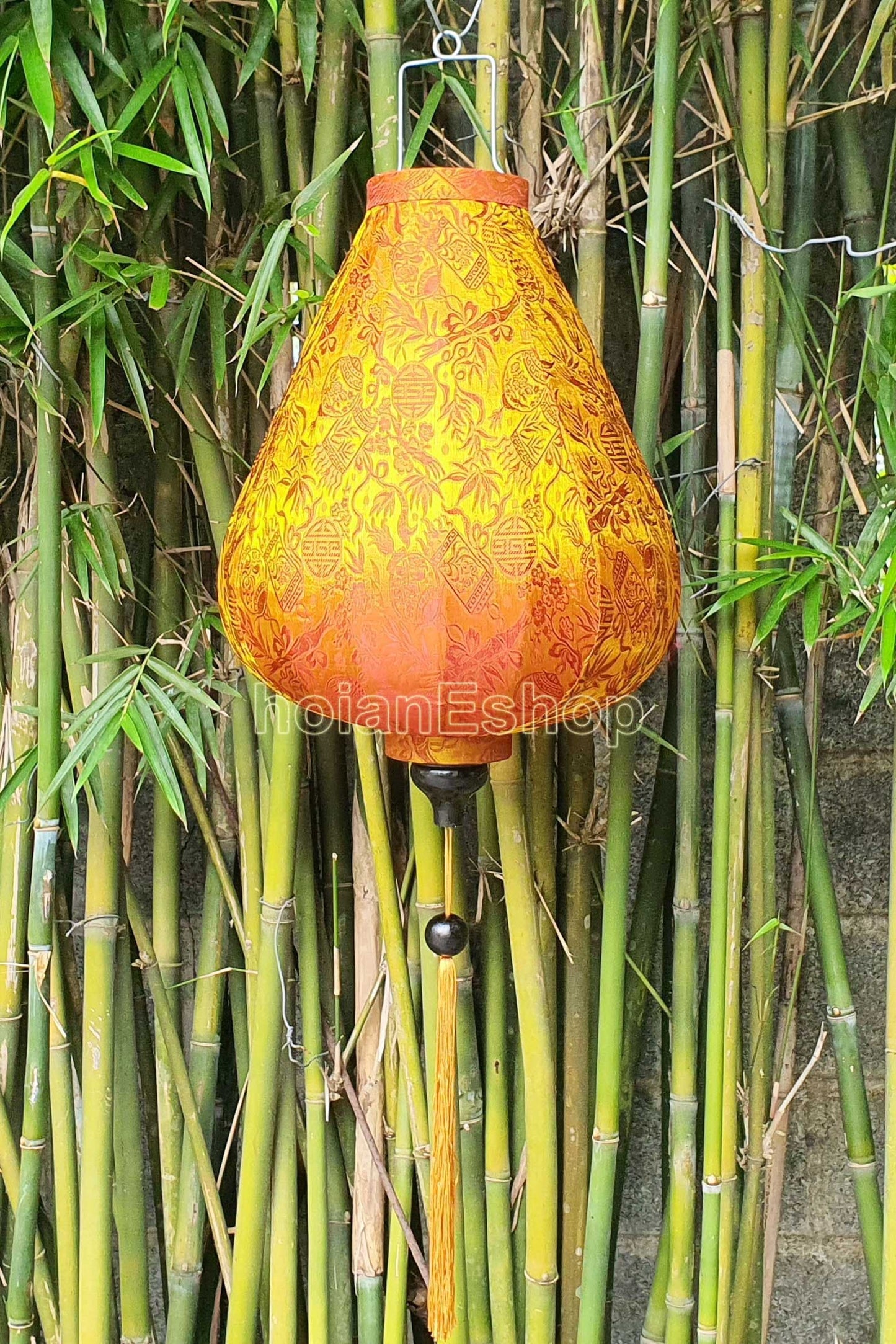 Set 2 Vietnamese Hoi An Silk Lanterns 55cm for Wedding Party decor - Events Decorative - Lanterns For Front Porch