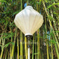 Set 2 White Lanterns for Garden Party decor (55cm) White Cream/Ivory/Off white Lanterns for Wedding Events Decoration