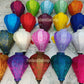 Set of 20 Vietnam silk lanterns 35cm for Wedding Party Decor, Outdoor Party decoration, and Restaurant decoration, 20 different colors