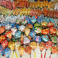 Set 100 pcs Small Silk Lanterns 22cm for Wedding Party Decoration, Festival Lanterns Mid Autumn Festival - Flower Lanterns for party Decor